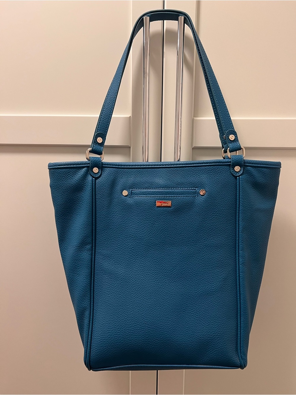 Like New THIRTY ONE JEWELL Daring Abbey Teal Affair Pebble Shoulder Bag Purse 31